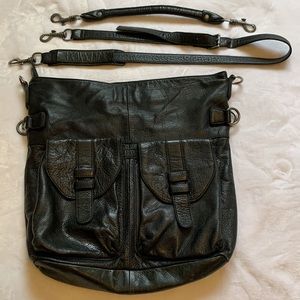 Liebeskind large black leather bag.